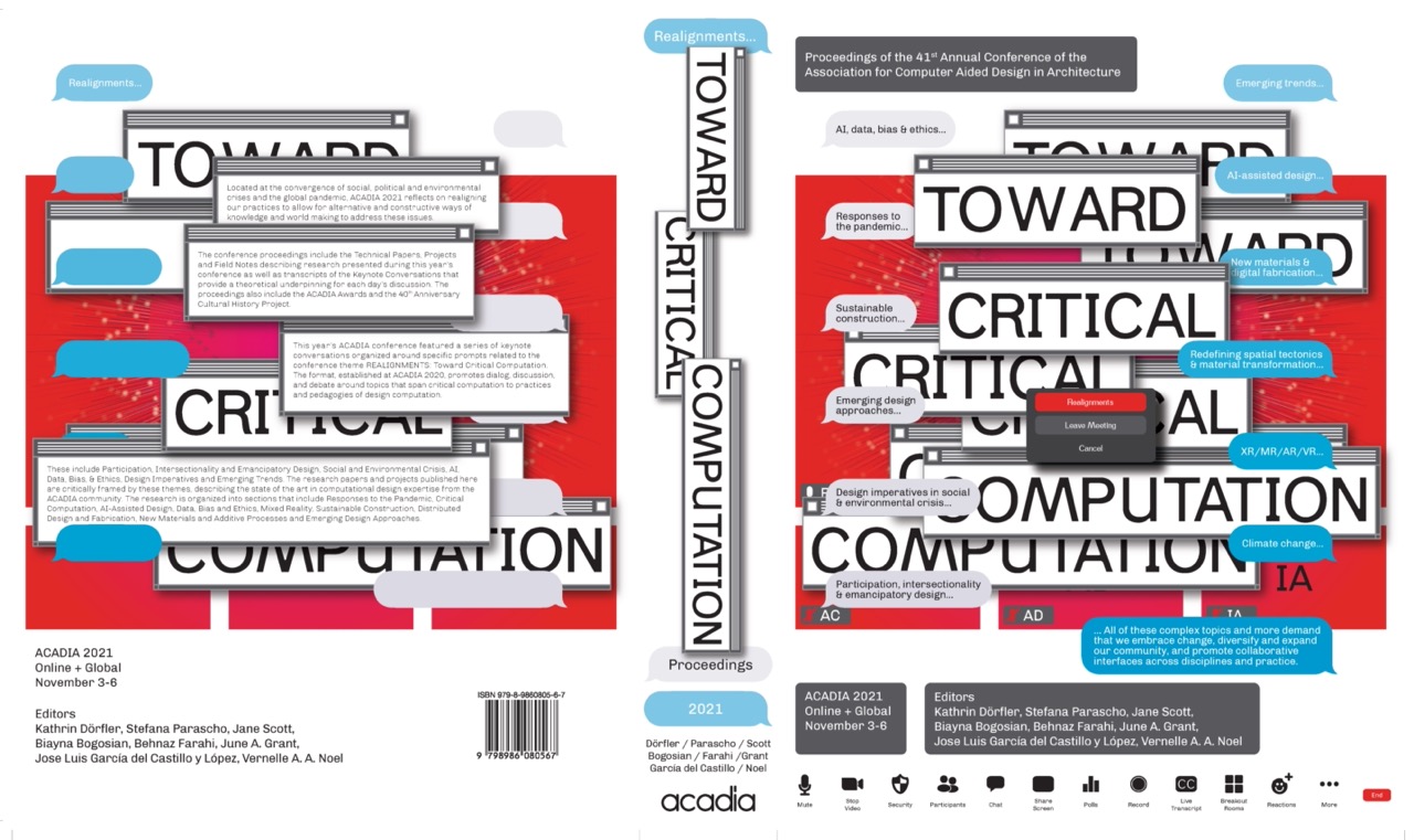 Cover of the 2021 ACADIA Publication
