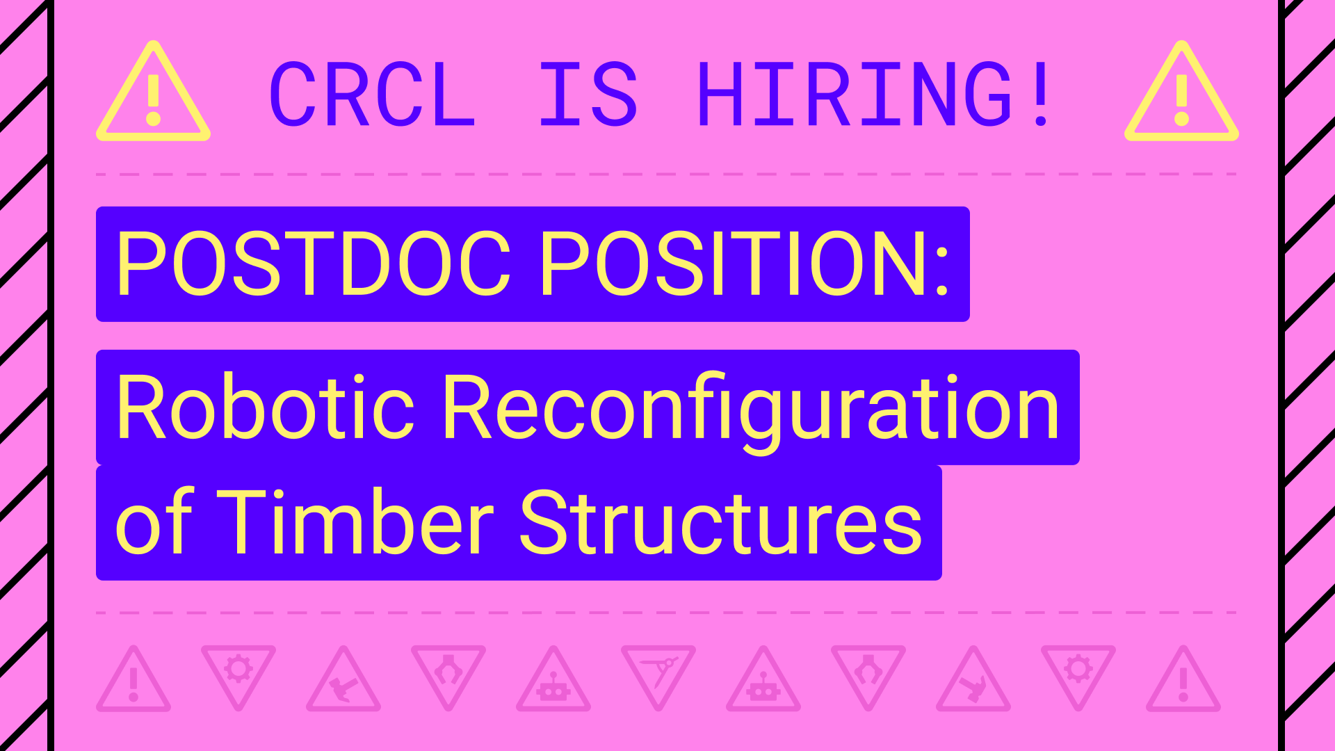 Banner for postdoc opening