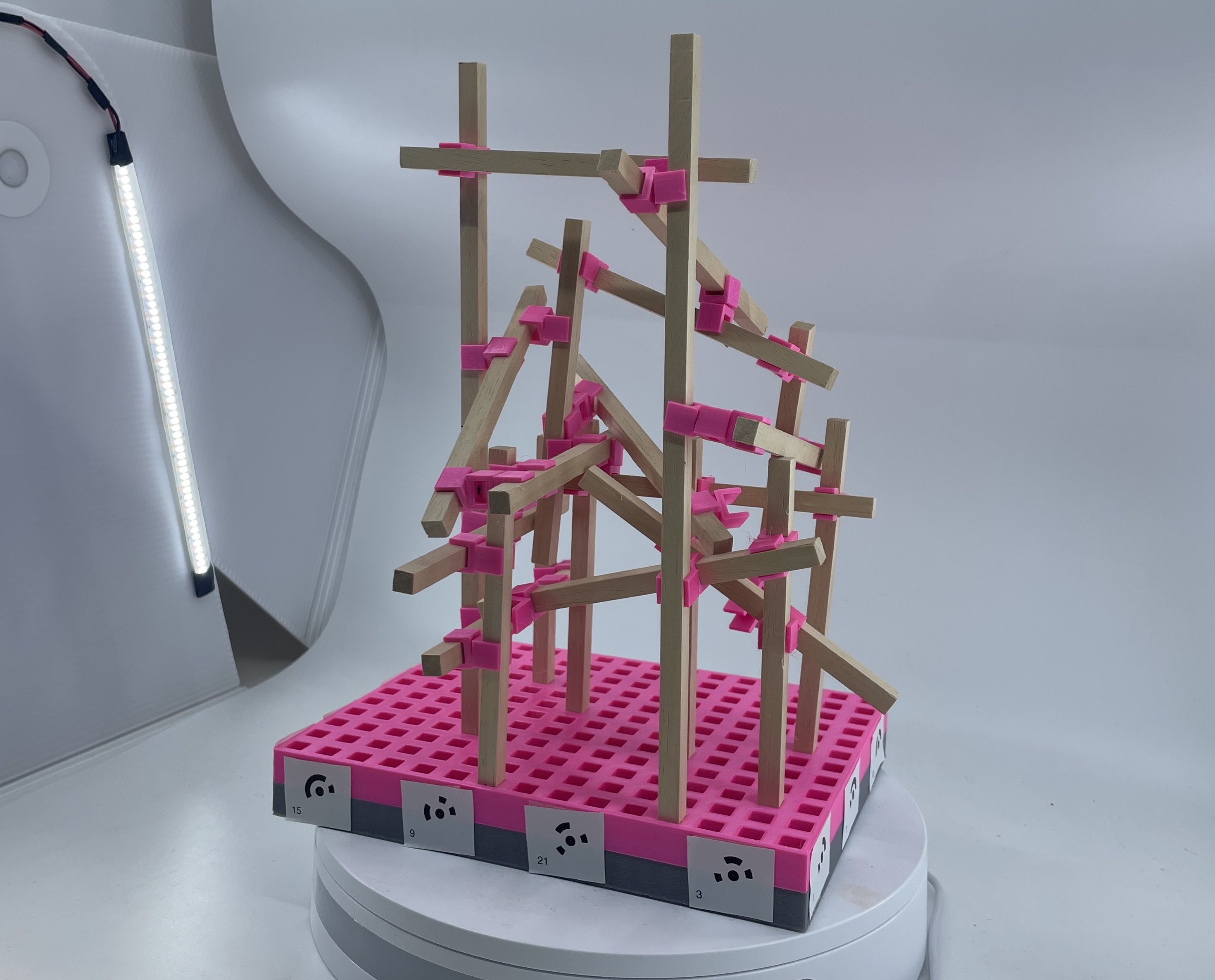 A small scale wood structure
